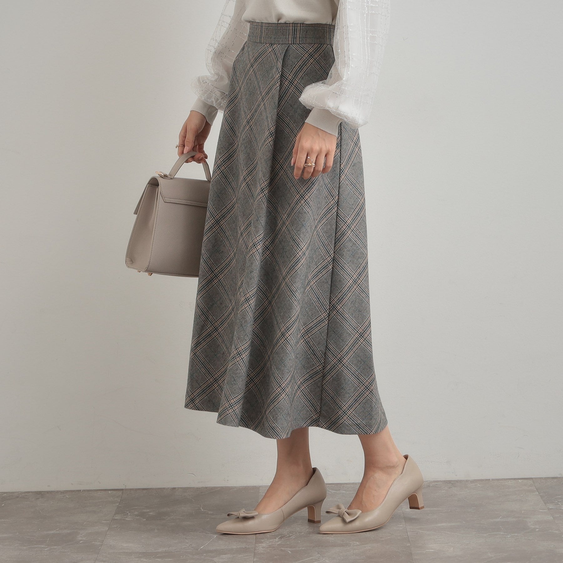 クチュール ブローチ Couture Brooch TRチェックスカート (ブラック(219)) ブラック(219)