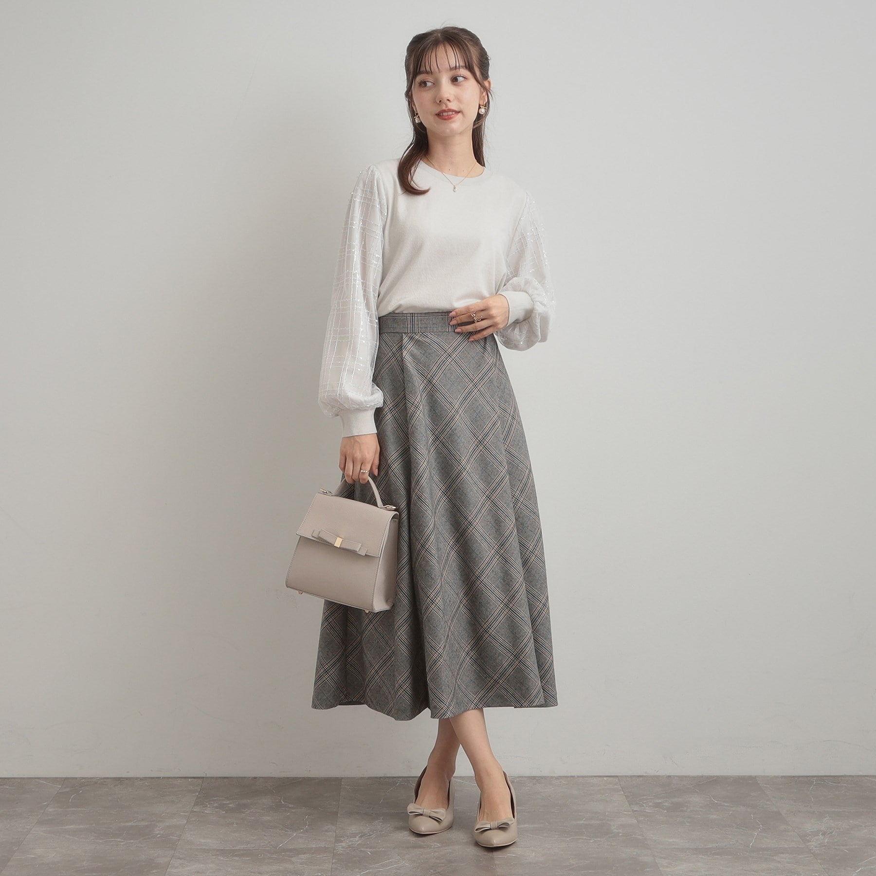 クチュール ブローチ Couture Brooch TRチェックスカート (ブラック(219)) ブラック(219)