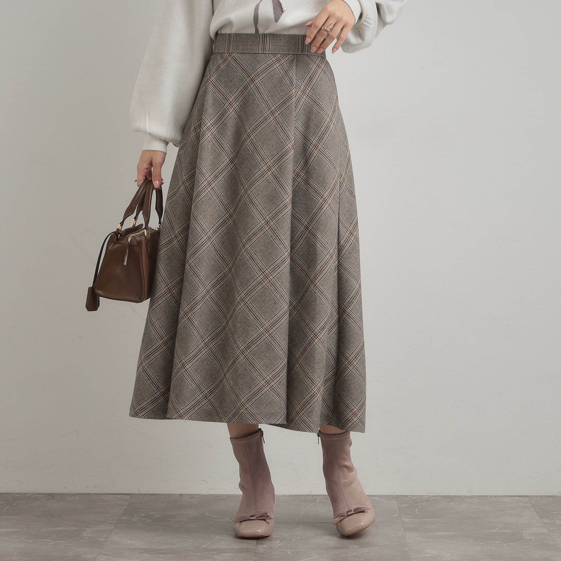 クチュール ブローチ Couture Brooch TRチェックスカート (ブラック(219)) ブラック(219)