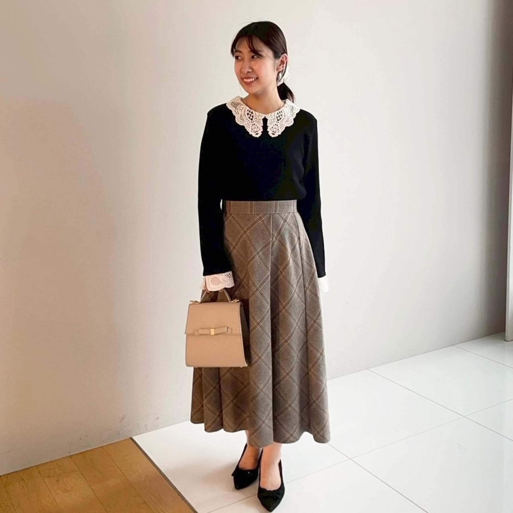 クチュール ブローチ Couture Brooch TRチェックスカート (ブラック(219)) ブラック(219)