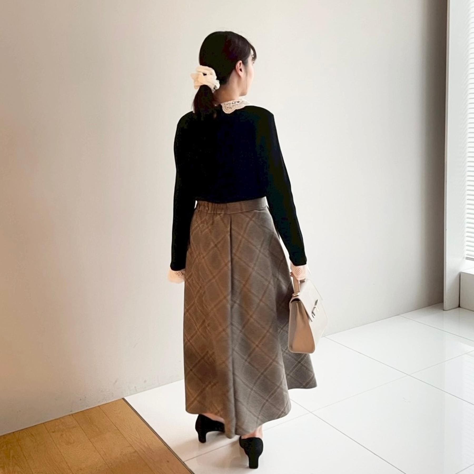 クチュール ブローチ Couture Brooch TRチェックスカート (ブラック(219)) ブラック(219)