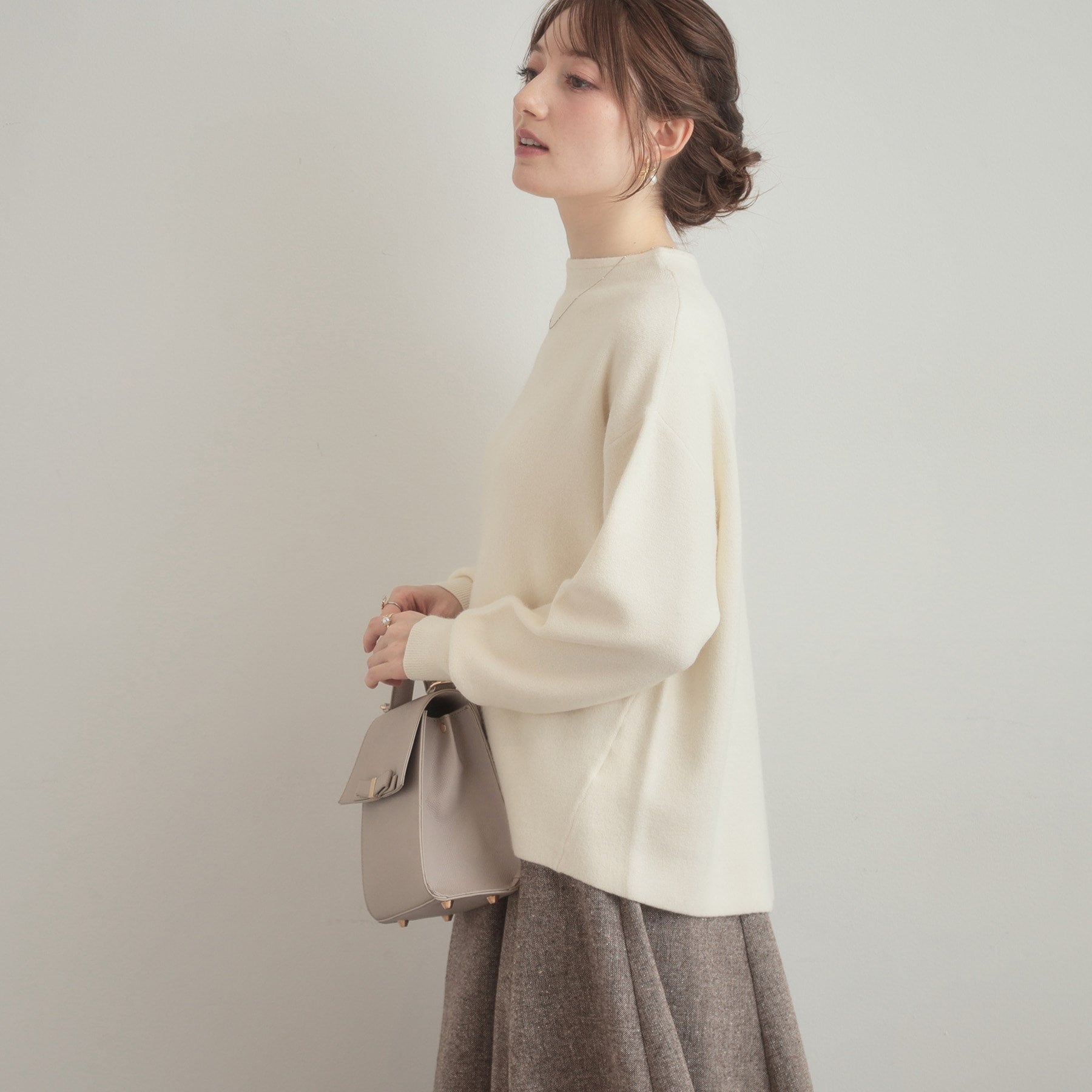 クチュール ブローチ Couture Brooch リッシュアンゴラバックパール調ニット (ブラック(019)) ブラック(019)