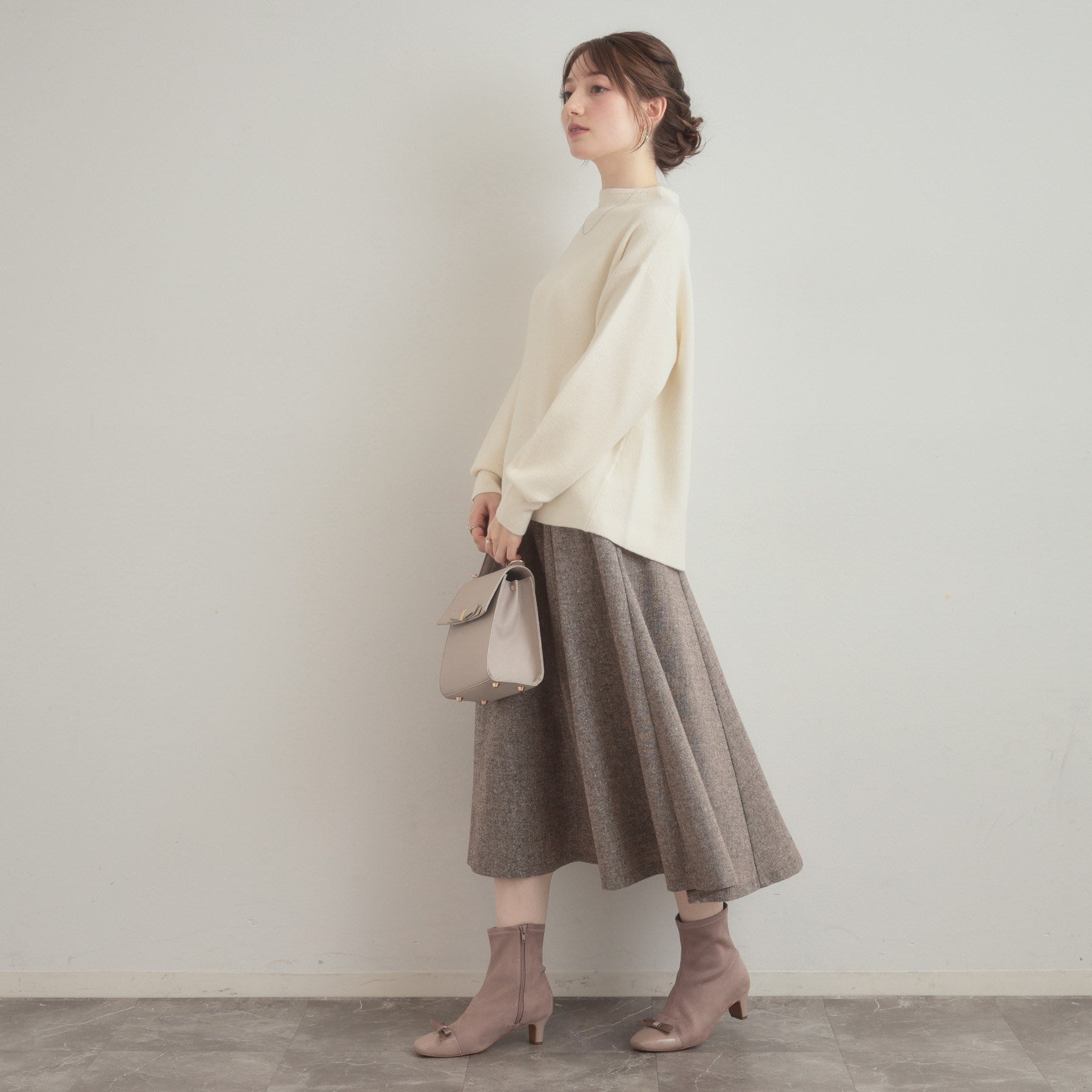 クチュール ブローチ Couture Brooch リッシュアンゴラバックパール調ニット (ブラック(019)) ブラック(019)