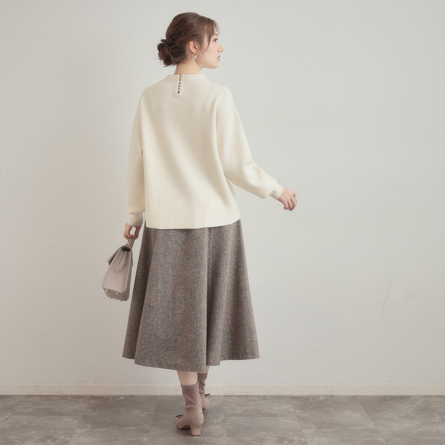 クチュール ブローチ Couture Brooch リッシュアンゴラバックパール調ニット (ブラック(019)) ブラック(019)