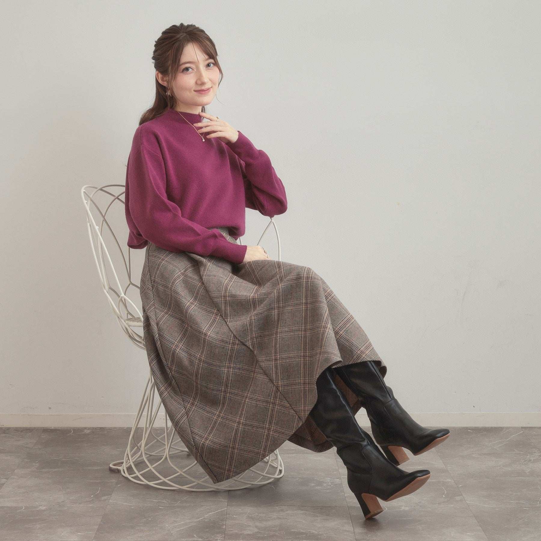 クチュール ブローチ Couture Brooch リッシュアンゴラバックパール調ニット (ブラック(019)) ブラック(019)