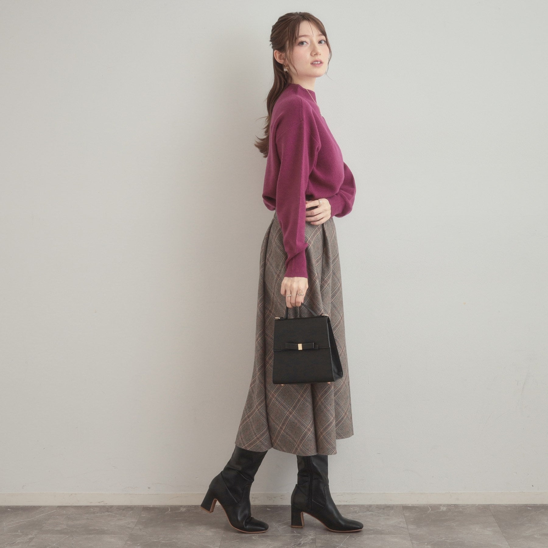 クチュール ブローチ Couture Brooch リッシュアンゴラバックパール調ニット (ブラック(019)) ブラック(019)