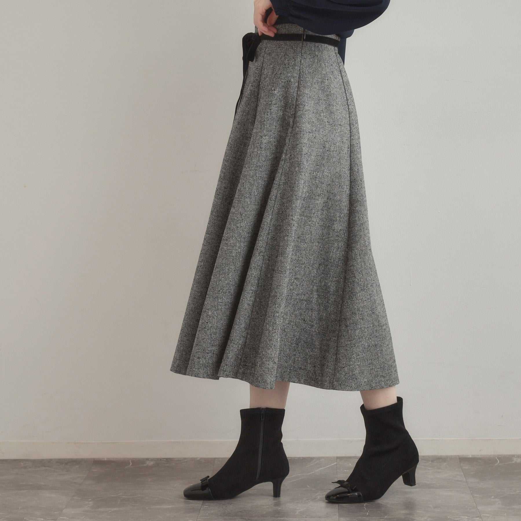 クチュール ブローチ Couture Brooch ラメツイードフレアスカート (ブラウン(044)) ブラウン(044)