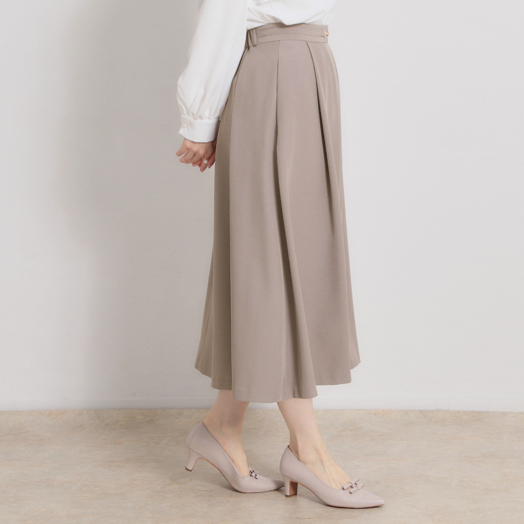 クチュール ブローチ Couture Brooch ビットベルトタックスカート (ネイビー(094)) ネイビー(094)