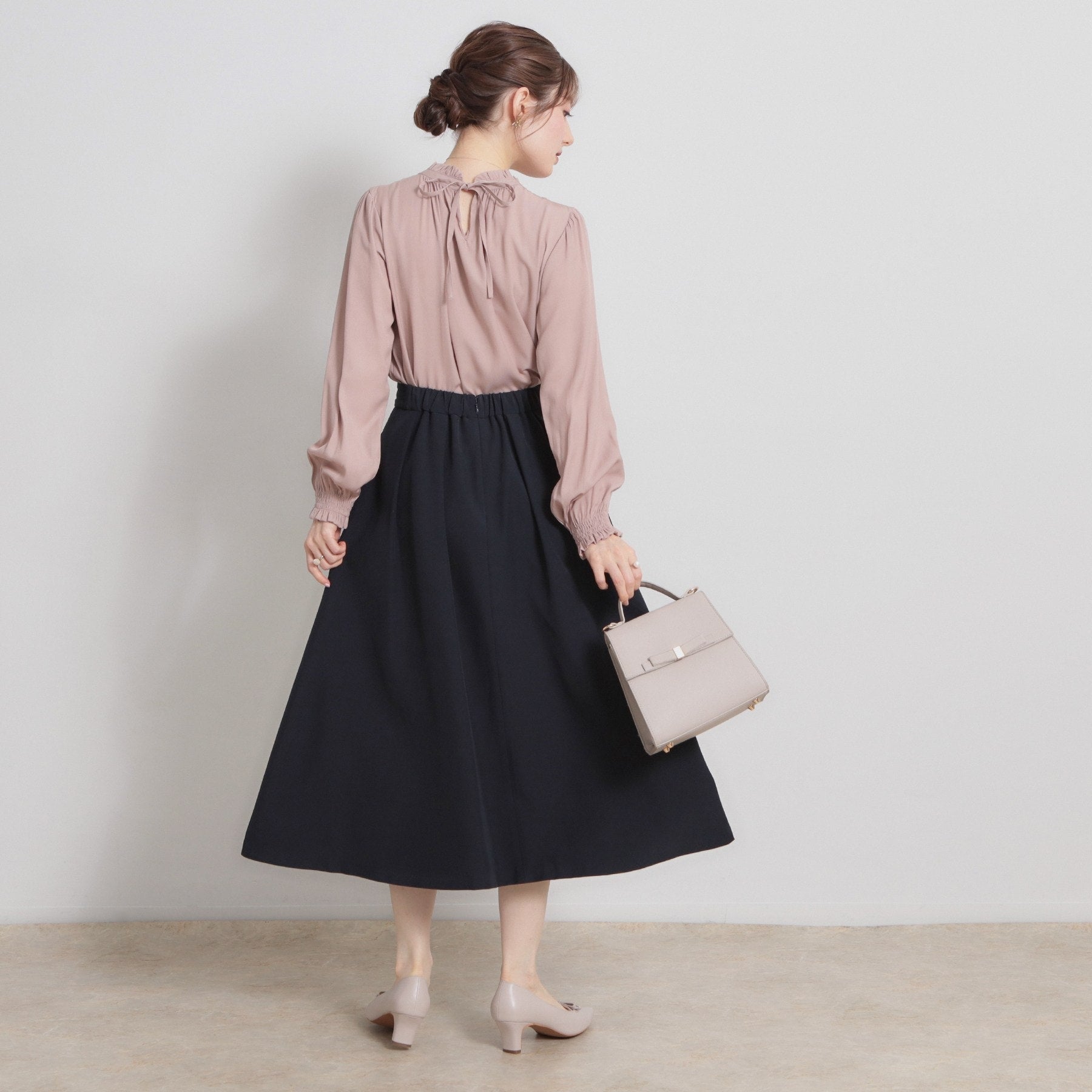 クチュール ブローチ Couture Brooch ビットベルトタックスカート (ネイビー(094)) ネイビー(094)