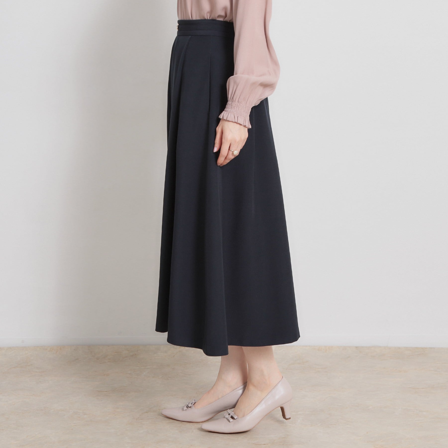 クチュール ブローチ Couture Brooch ビットベルトタックスカート (ネイビー(094)) ネイビー(094)