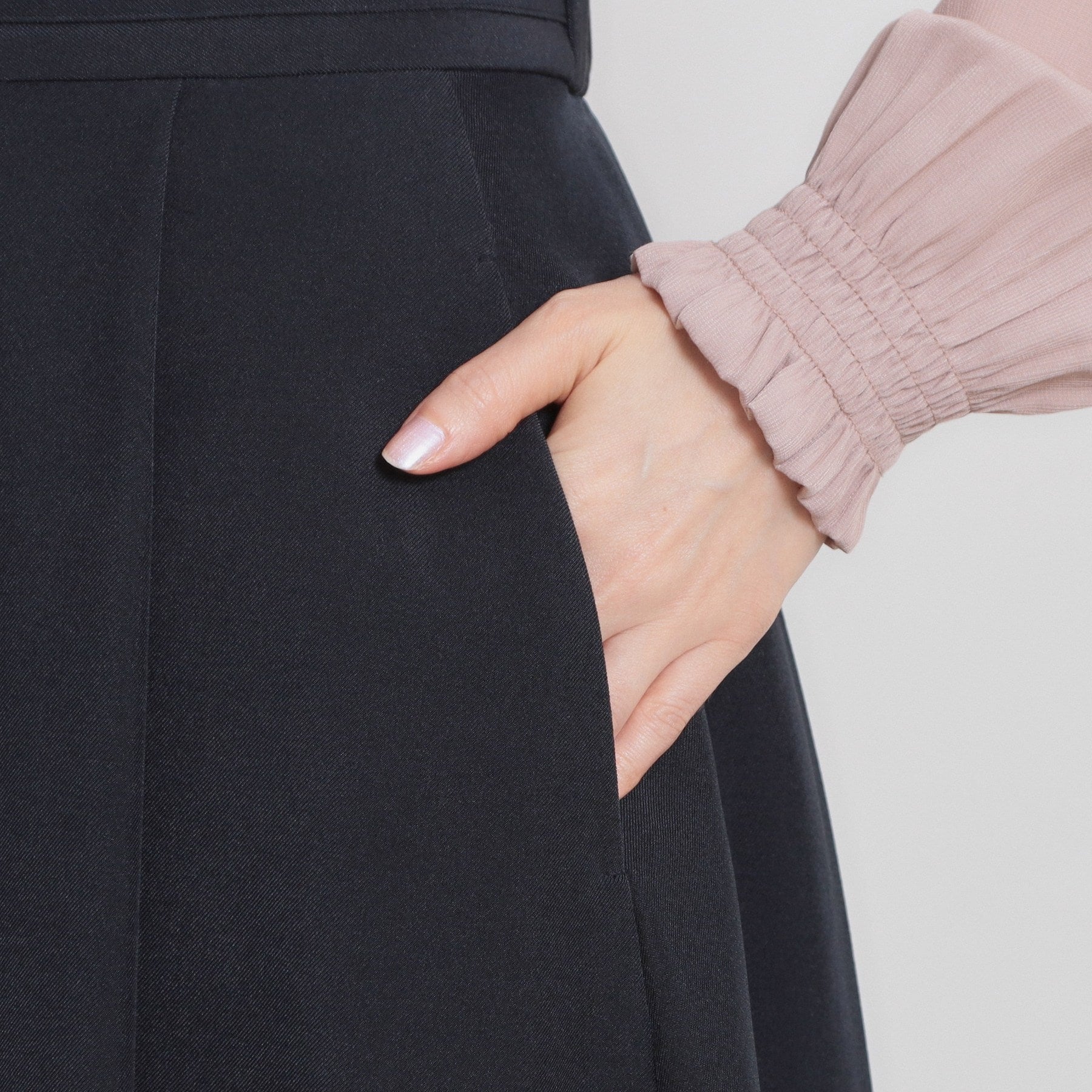 クチュール ブローチ Couture Brooch ビットベルトタックスカート (ネイビー(094)) ネイビー(094)