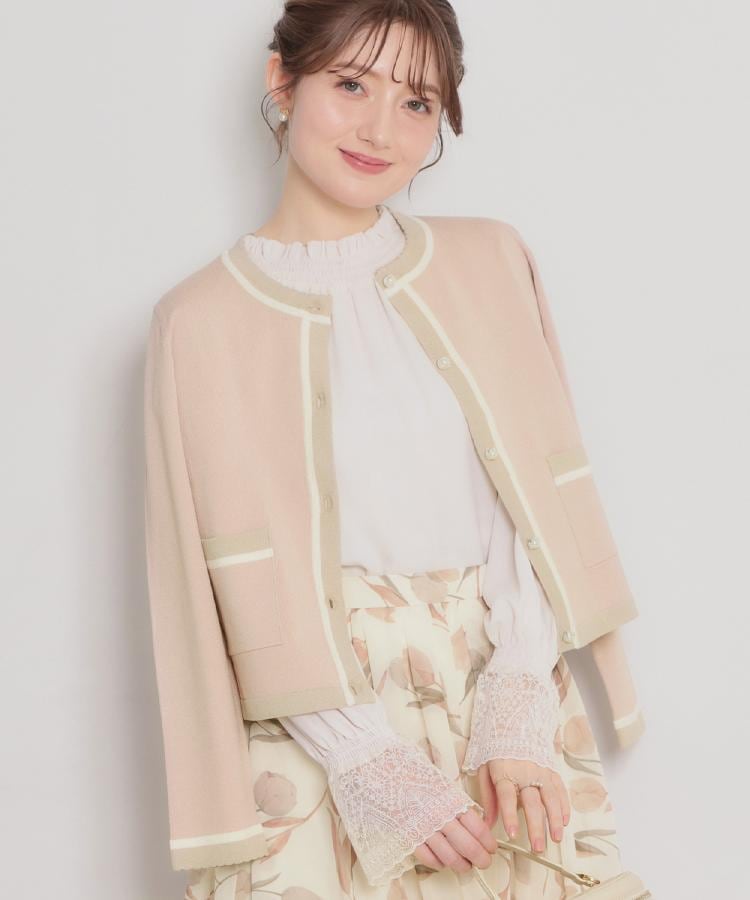 クチュール ブローチ Couture Brooch SPRING配色カーディ (ピンク(071)) ピンク(071)