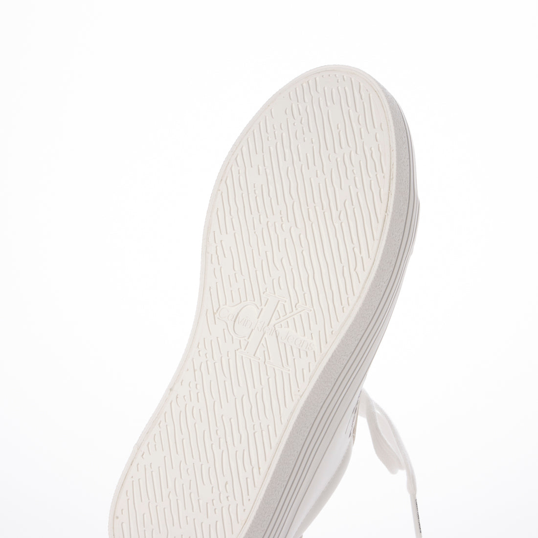 カルバン クライン Calvin Klein VULC FLATFORM LACEUP LOW LTH (White) White