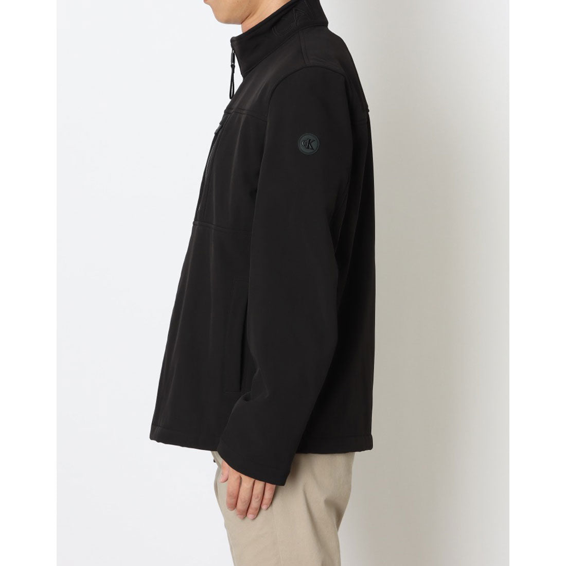 カルバン クライン Calvin Klein FLEECE SOFT SHELL JACKET (BLACK) BLACK