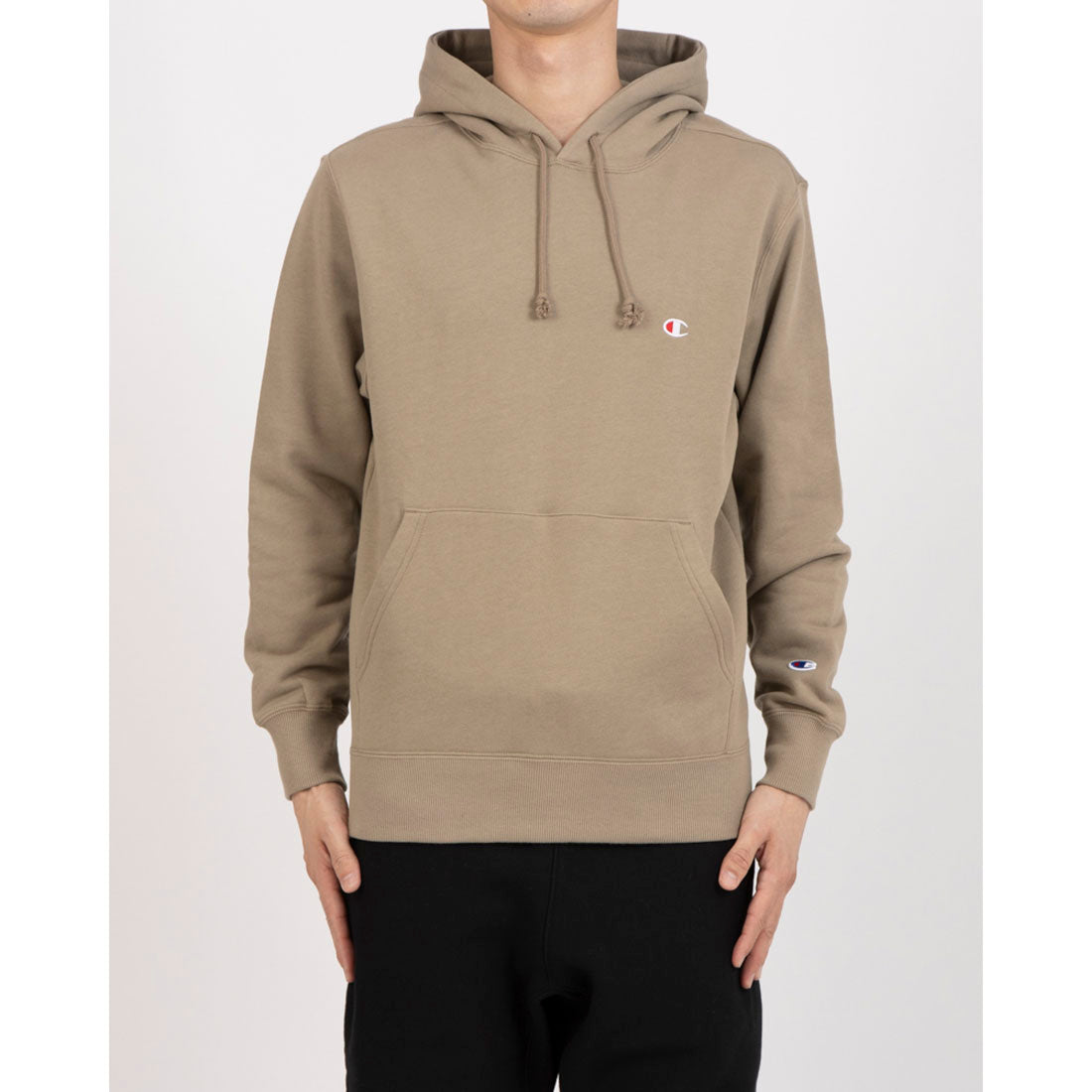 チャンピオン Champion C3-Y136 フーデッドスウェットシャツ パーカー (グレージュ) グレージュ