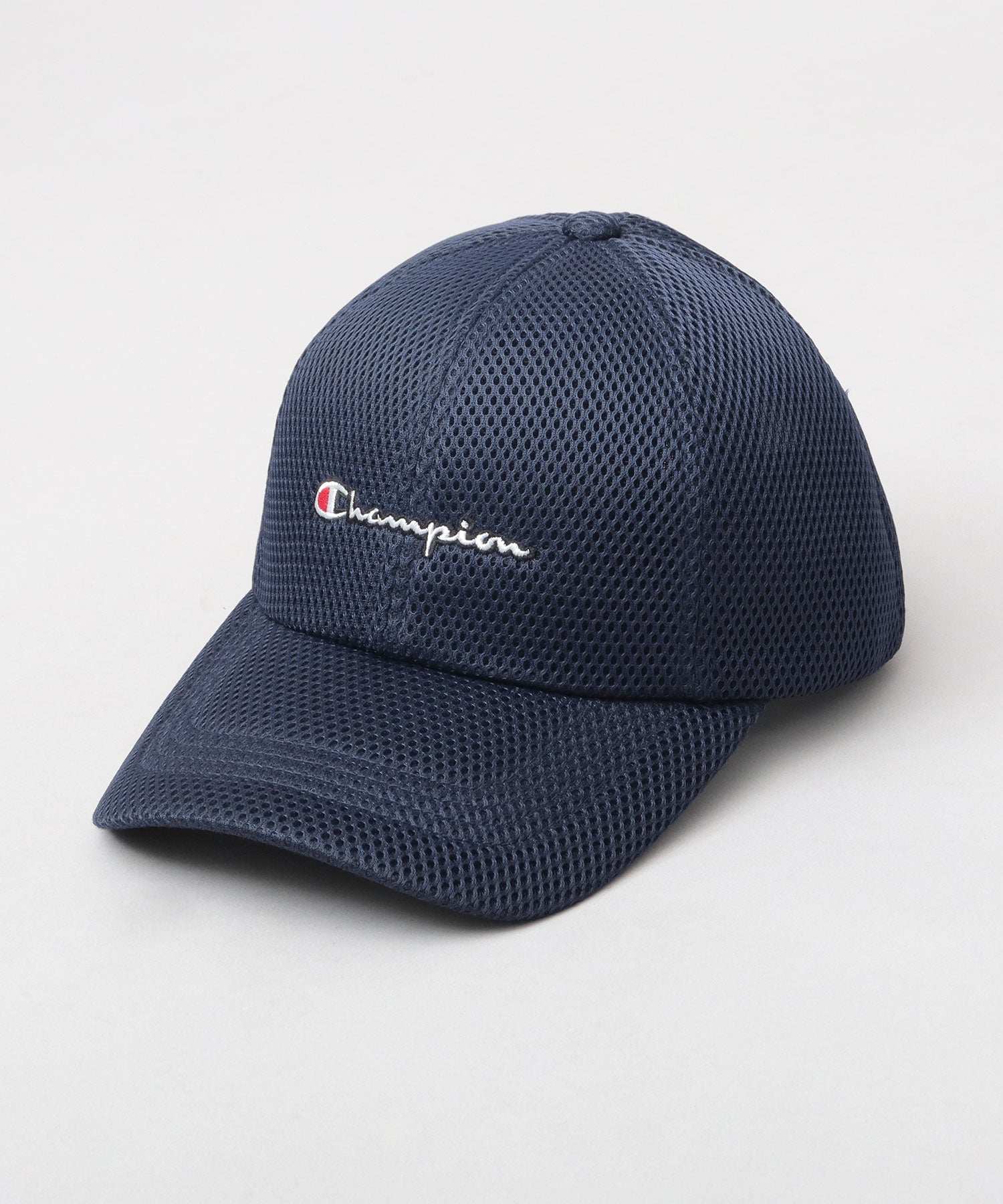チャンピオン Champion ロングビル パフメッシュキャップ つば長 深め (ブラック) ブラック