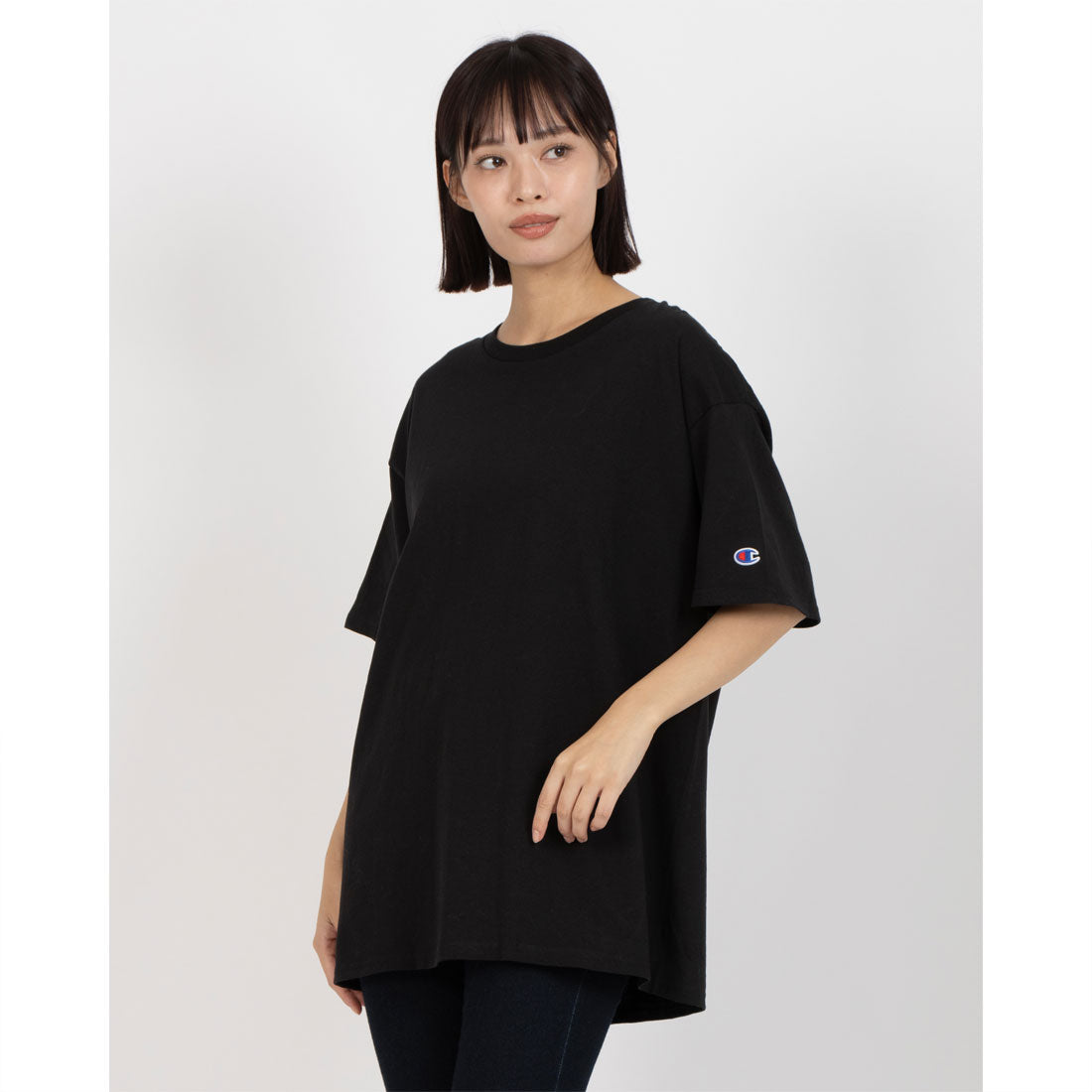チャンピオン Champion ADULT 6oz SHORT SLEEVE TEE Tシャツ (ブラック) ブラック
