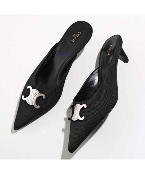 セリーヌ CELINE CELINE ミュール ALMA TRIOMPHE 364432285C (38NO/Black-ブラック) 38NO/Black-ブラック