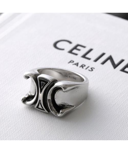 セリーヌ CELINE CELINE リング Chunky Triomphe Ring 461DR6BRA トリオンフ (36SI/Silver/シルバー) 36SI/Silver/シルバー