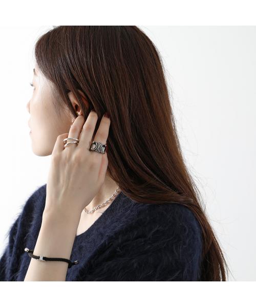 セリーヌ CELINE CELINE リング Chunky Triomphe Ring 461DR6BRA トリオンフ (36SI/Silver/シルバー) 36SI/Silver/シルバー