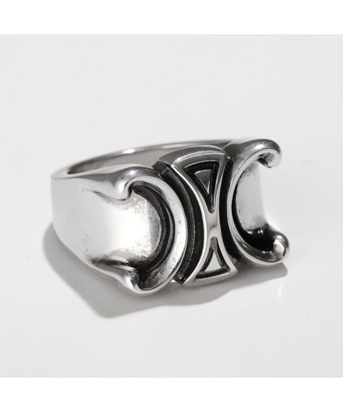 セリーヌ CELINE CELINE リング Chunky Triomphe Ring 461DR6BRA トリオンフ (36SI/Silver/シルバー) 36SI/Silver/シルバー