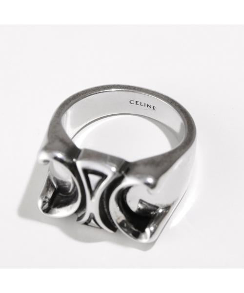 セリーヌ CELINE CELINE リング Chunky Triomphe Ring 461DR6BRA トリオンフ (36SI/Silver/シルバー) 36SI/Silver/シルバー