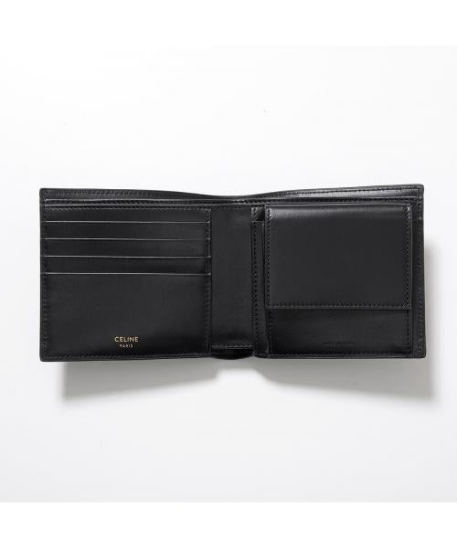 セリーヌ CELINE CELINE 二つ折り財布 10C872BQB トリオンフキャンバス (38NO/Black/ブラック) 38NO/Black/ブラック