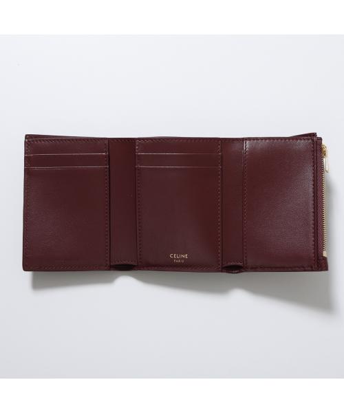 セリーヌ CELINE CELINE 三つ折り財布 Fine Strap Wallet ファイン 10M963GHH (04LU/Tan) 04LU/Tan