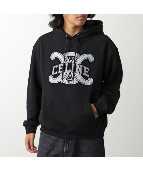 セリーヌ CELINE CELINE パーカー RY0JH670Q スウェット プルオーバー (38AW/ブラック) 38AW/ブラック