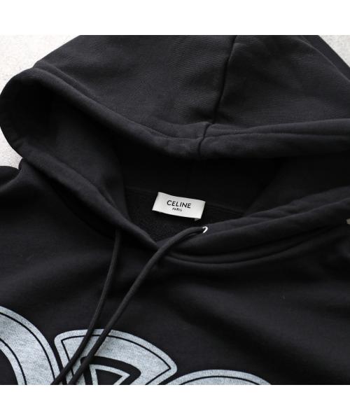 セリーヌ CELINE CELINE パーカー RY0JH670Q スウェット プルオーバー (38AW/ブラック) 38AW/ブラック
