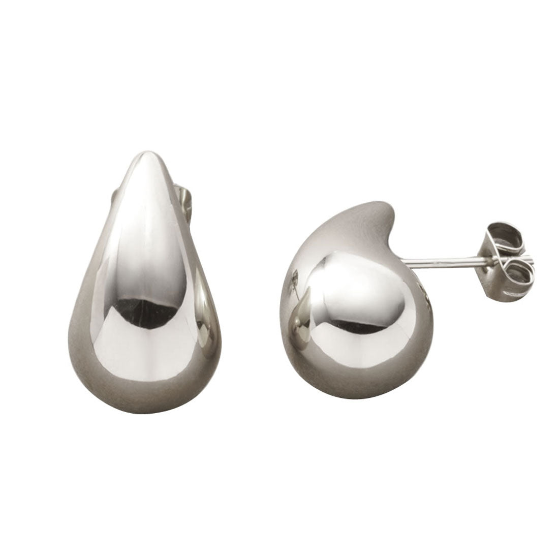 クリームドット Cream dot. こなれた存在感をプラスするステンレス製ドロップピアス (ピアス:シルバー) ピアス:シルバー