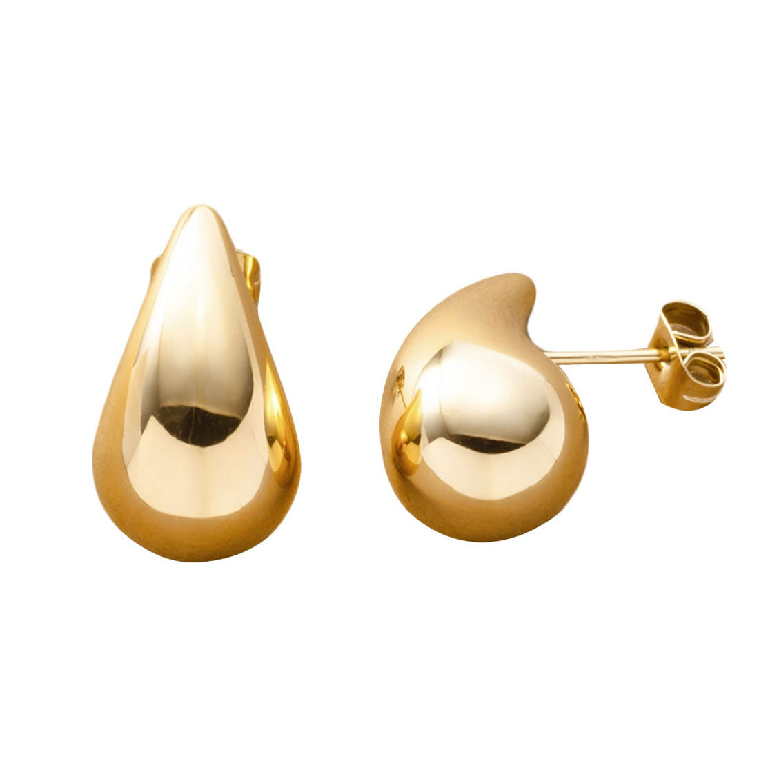 クリームドット Cream dot. こなれた存在感をプラスするステンレス製ドロップピアス (ピアス:ゴールド) ピアス:ゴールド