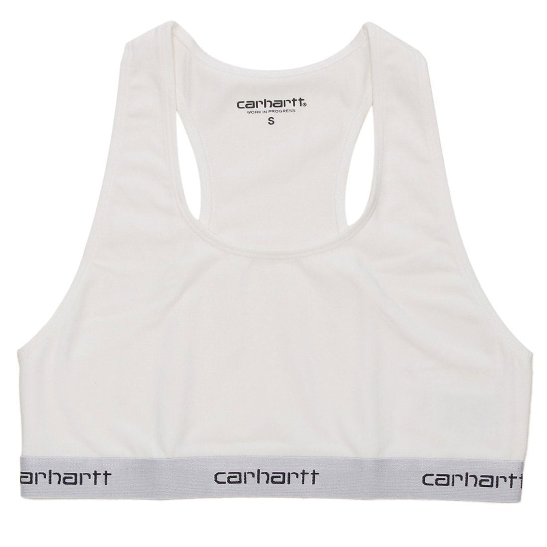 カーハート ワークインプログレス Carhartt WIP Tシャツ カットソー Carhartt WIP ウィメンズスクリプトレーサータンク クロップド丈 ホワイト レディース I032943 002 (WHITE) WHITE