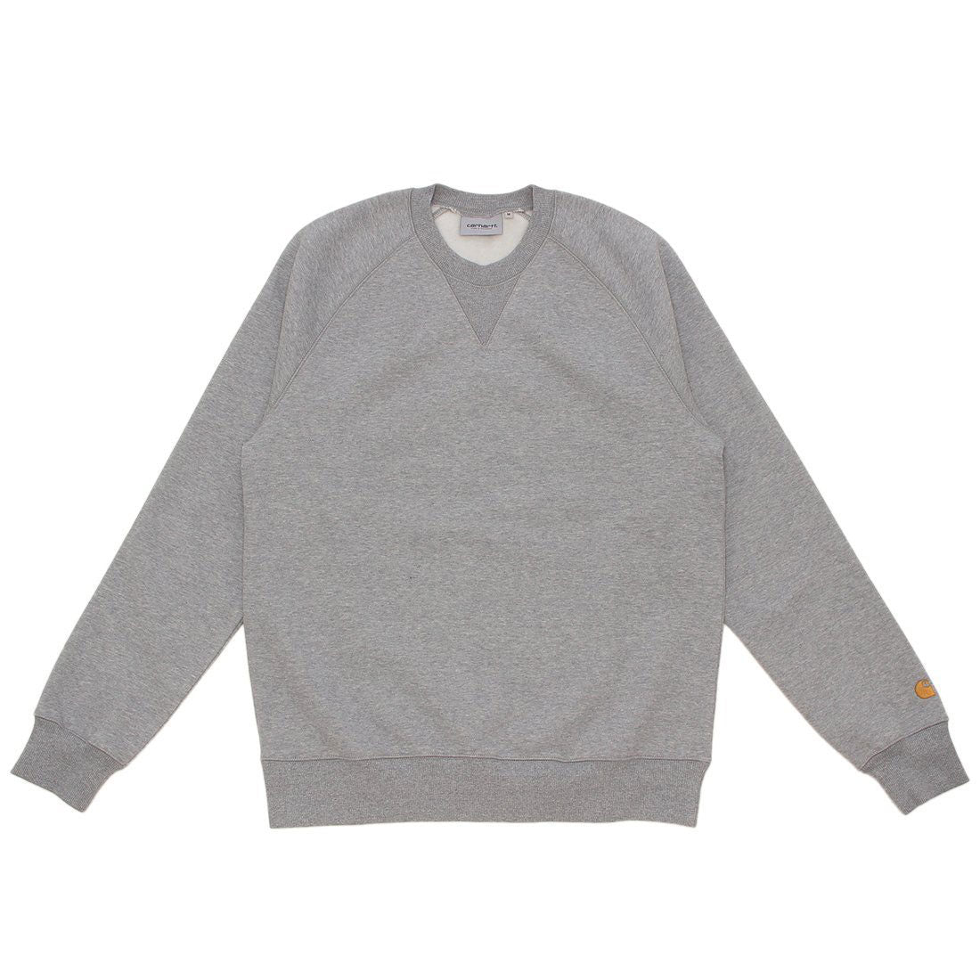 カーハート ワークインプログレス Carhartt WIP スウェット Carhartt WIP チェイススウェット グレー メンズ レディース ユニセックス CHASE SWEAT I033660 00M (GREY HEATHER GOLD) GREY HEATHER GOLD