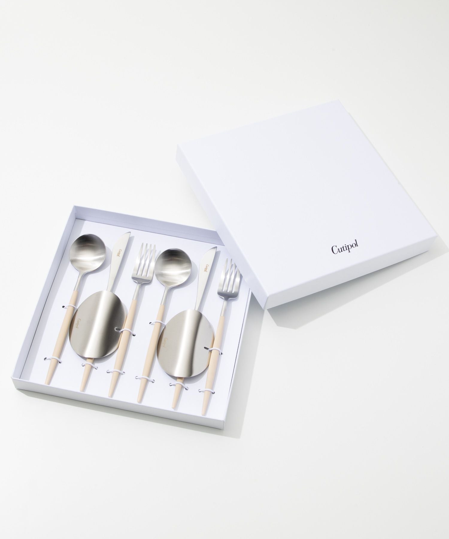 Cutipol Gore 6-件套裝勺子民間刀catrallery套裝禮品盒果阿餐叉勺