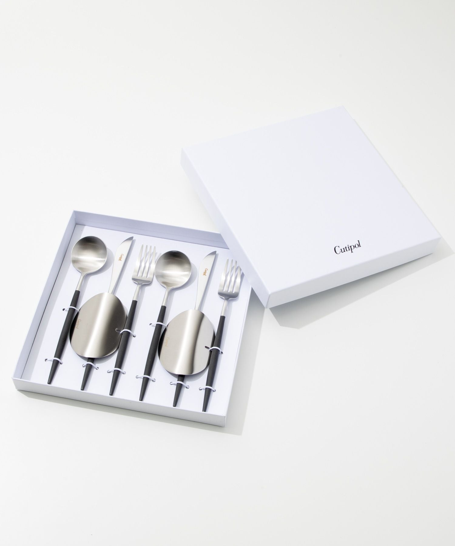 Cutipol Gore 6-件套裝勺子民間刀catrallery套裝禮品盒果阿餐叉勺