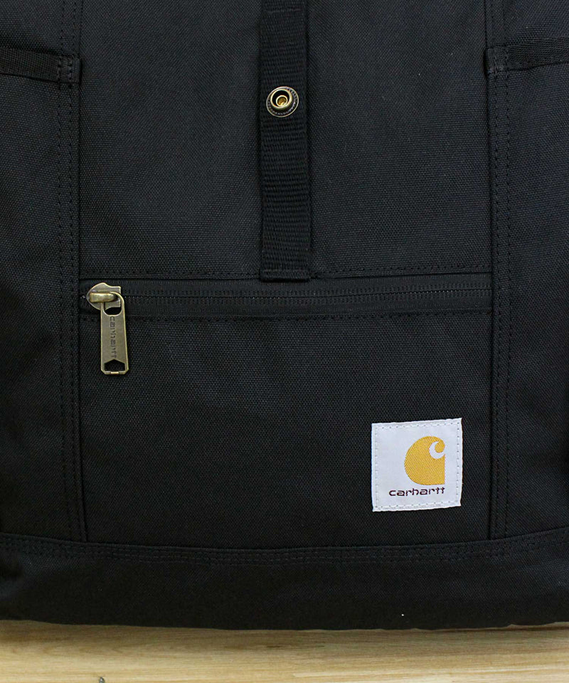 カーハート Carhartt LRGACY SERIES BACKPACK HYBRID 2WAY ワンポイント スクエア バックパック メンズ トートバッグ (1-ブラック) 1-ブラック