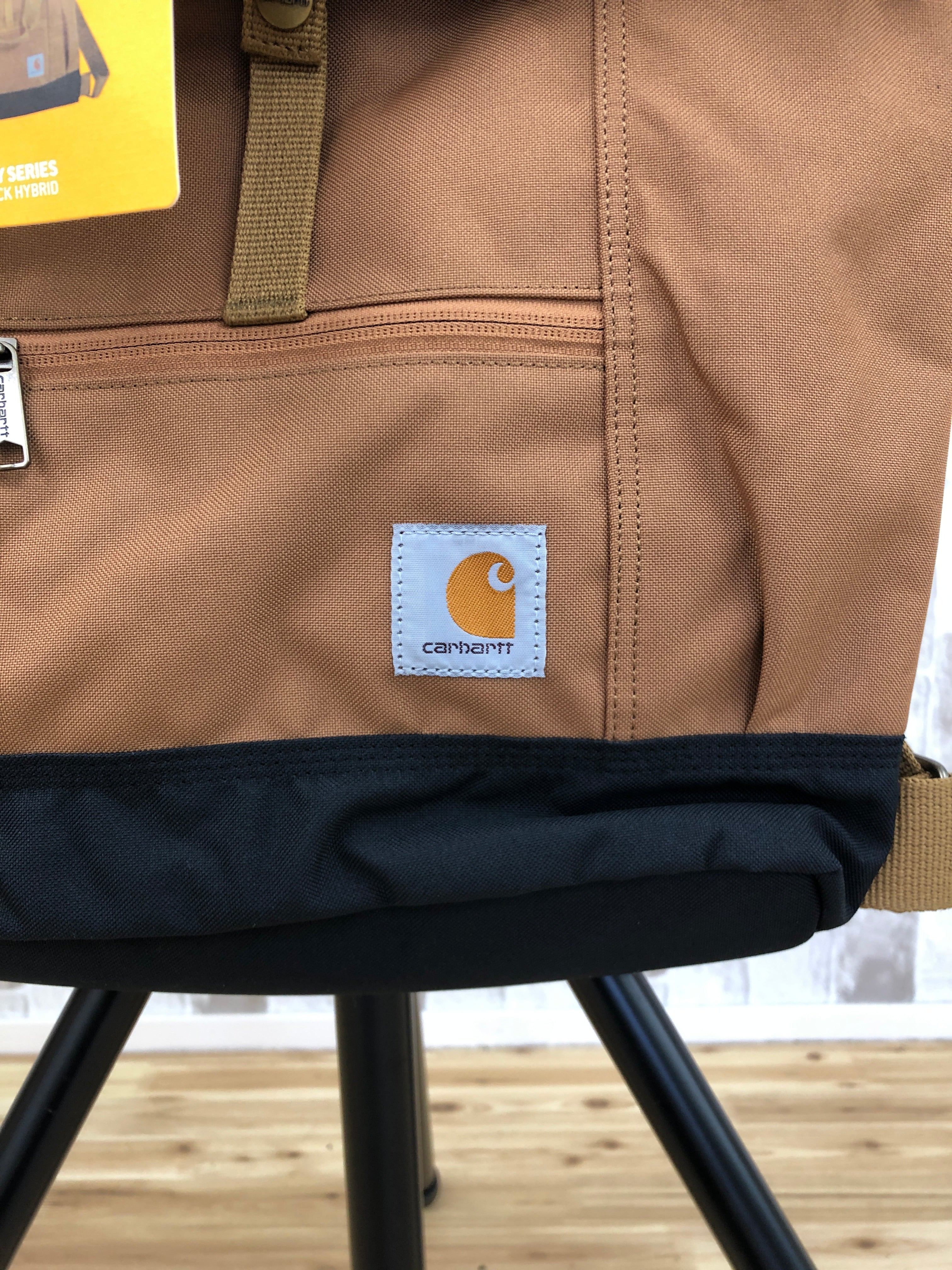 カーハート Carhartt LRGACY SERIES BACKPACK HYBRID 2WAY ワンポイント スクエア バックパック メンズ トートバッグ (1-ブラック) 1-ブラック