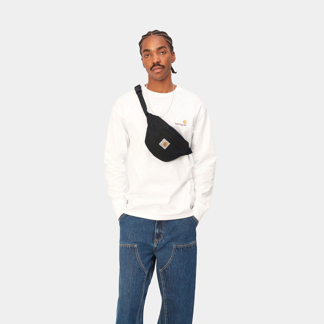 カーハート Carhartt CARHARTT WIP JAKE HIP BAG(カーハートワークインプログレス ジェイク ヒップ バック) (Black) Black