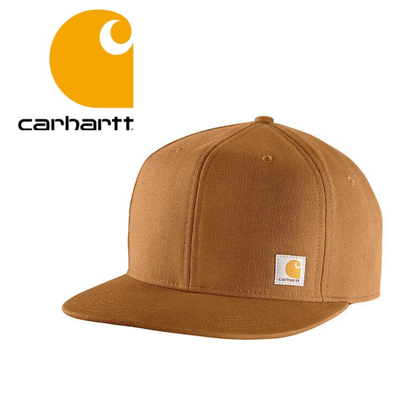 カーハート Carhartt カーハート CARHARTT 帽子 ワーク スポーツ スナップバック ヴィンテージ アウトドア 101604 メンズ レディース 撥水 速乾 FIRM DUCK GLAT BRIM CAP (ブラウン) ブラウン