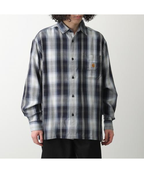 null null Carhartt 長袖 シャツ L/S BLANTON SHIRT I034379 (2MCXX/Blanton-Check/Mizar) 2MCXX/Blanton-Check/Mizar