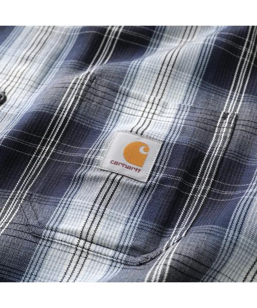 null null Carhartt 長袖 シャツ L/S BLANTON SHIRT I034379 (2MCXX/Blanton-Check/Mizar) 2MCXX/Blanton-Check/Mizar