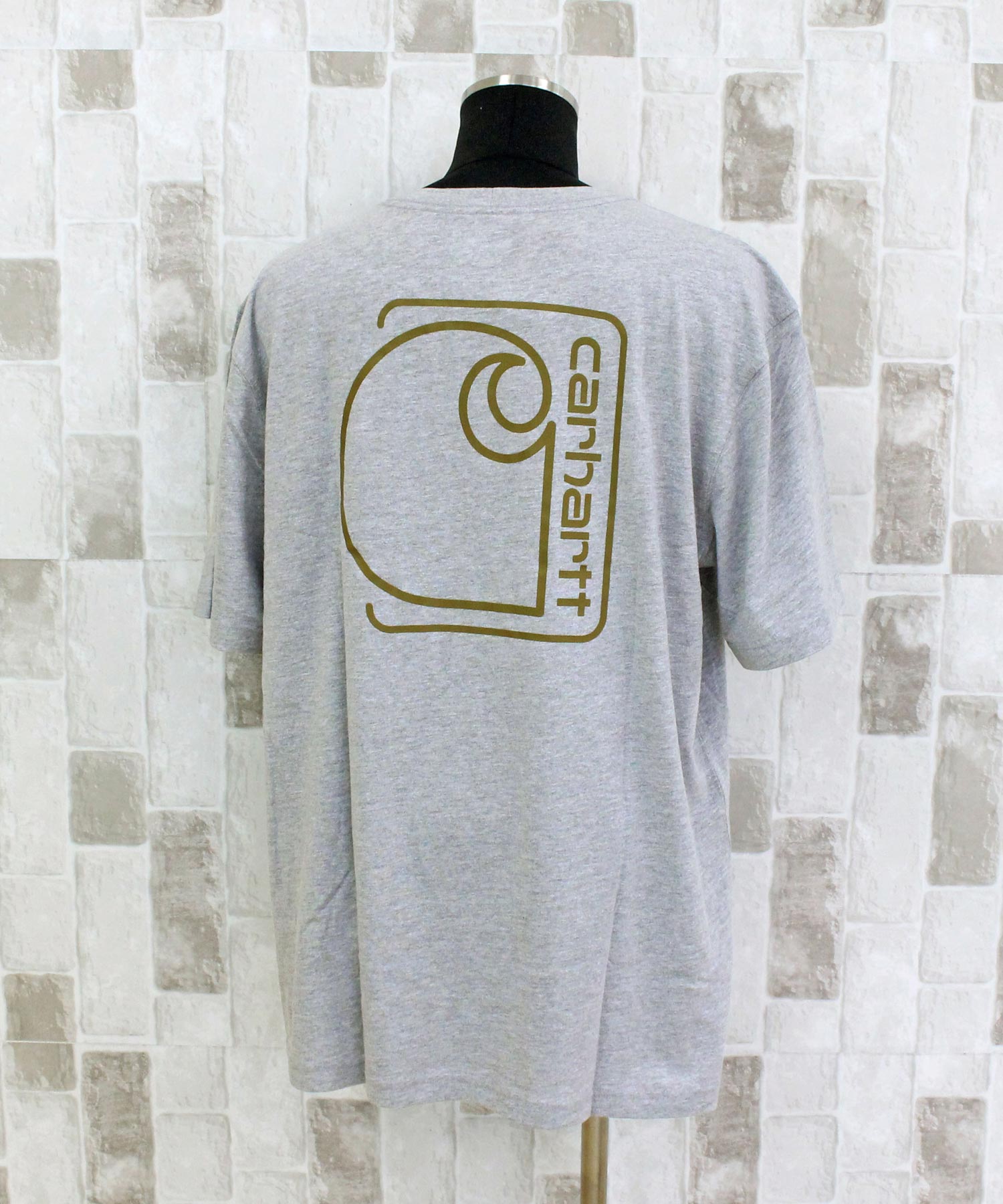 カーハート Carhartt リラックスフィット BIGロゴ バックプリント グラフィック Tシャツ Relaxd Fit Lightweight Pocket C Graphic T-Shirt メンズ ブランド (4-ブルー) 4-ブルー