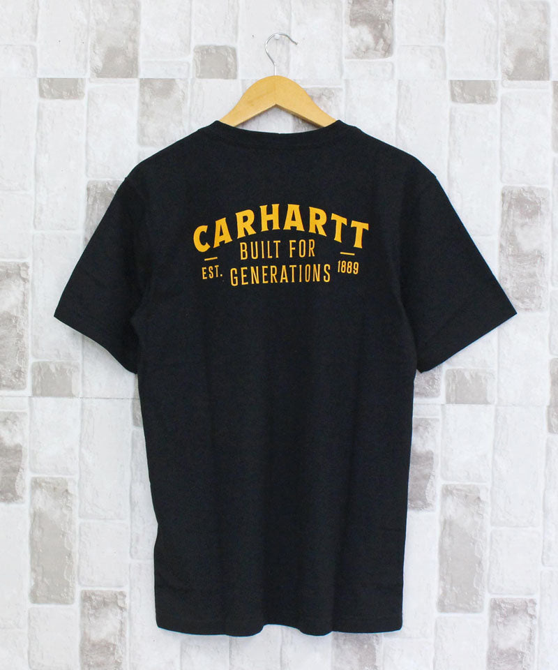 カーハート Carhartt リラックスフィット バックプリント グラフィック Tシャツ Relaxd Fit Lightweight Pocket Built Graphic T-Shirt メンズ ブランド (4-ブルー) 4-ブルー