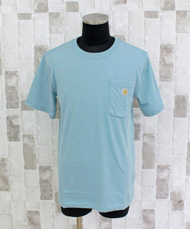 カーハート Carhartt リラックスフィット バックプリント グラフィック Tシャツ Relaxd Fit Lightweight Pocket Built Graphic T-Shirt メンズ ブランド (4-ブルー) 4-ブルー