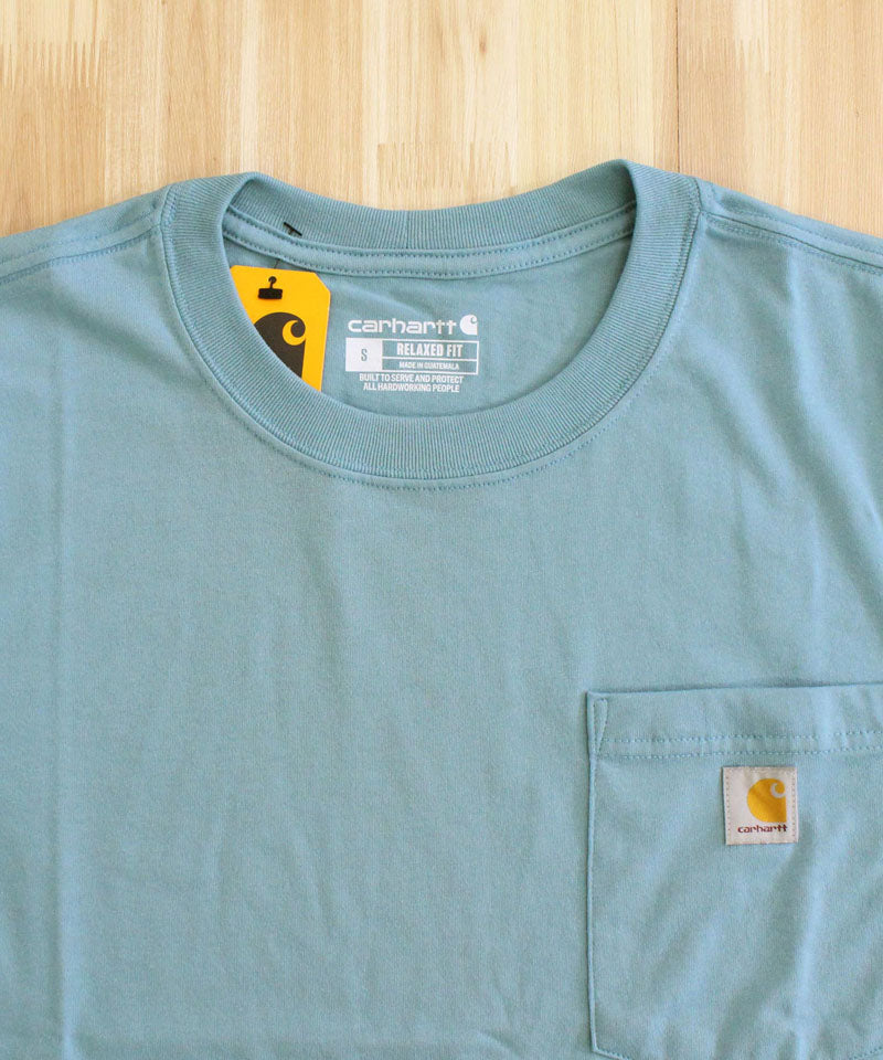 カーハート Carhartt リラックスフィット バックプリント グラフィック Tシャツ Relaxd Fit Lightweight Pocket Built Graphic T-Shirt メンズ ブランド (4-ブルー) 4-ブルー