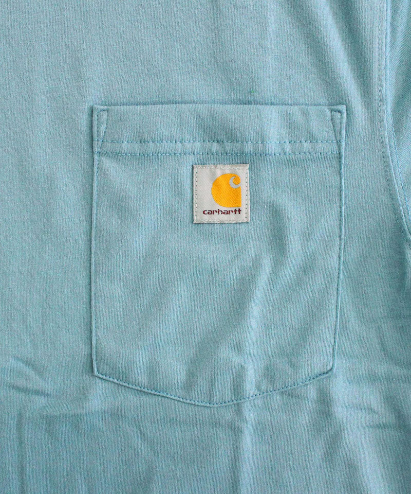 カーハート Carhartt リラックスフィット バックプリント グラフィック Tシャツ Relaxd Fit Lightweight Pocket Built Graphic T-Shirt メンズ ブランド (4-ブルー) 4-ブルー