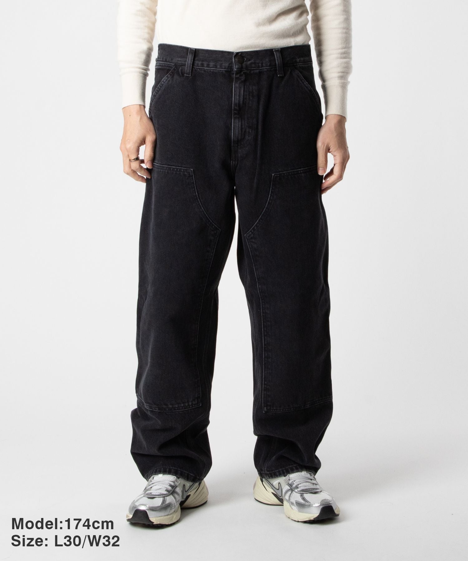 カーハート Carhartt カーハート Carhartt WIP ダブリューアイピー DOUBLE KNEE PANT ダブルニーパンツ I032699 ペインターパンツ デニムパンツ パンツ メンズ ボトム (ブルー/L30) ブルー/L30