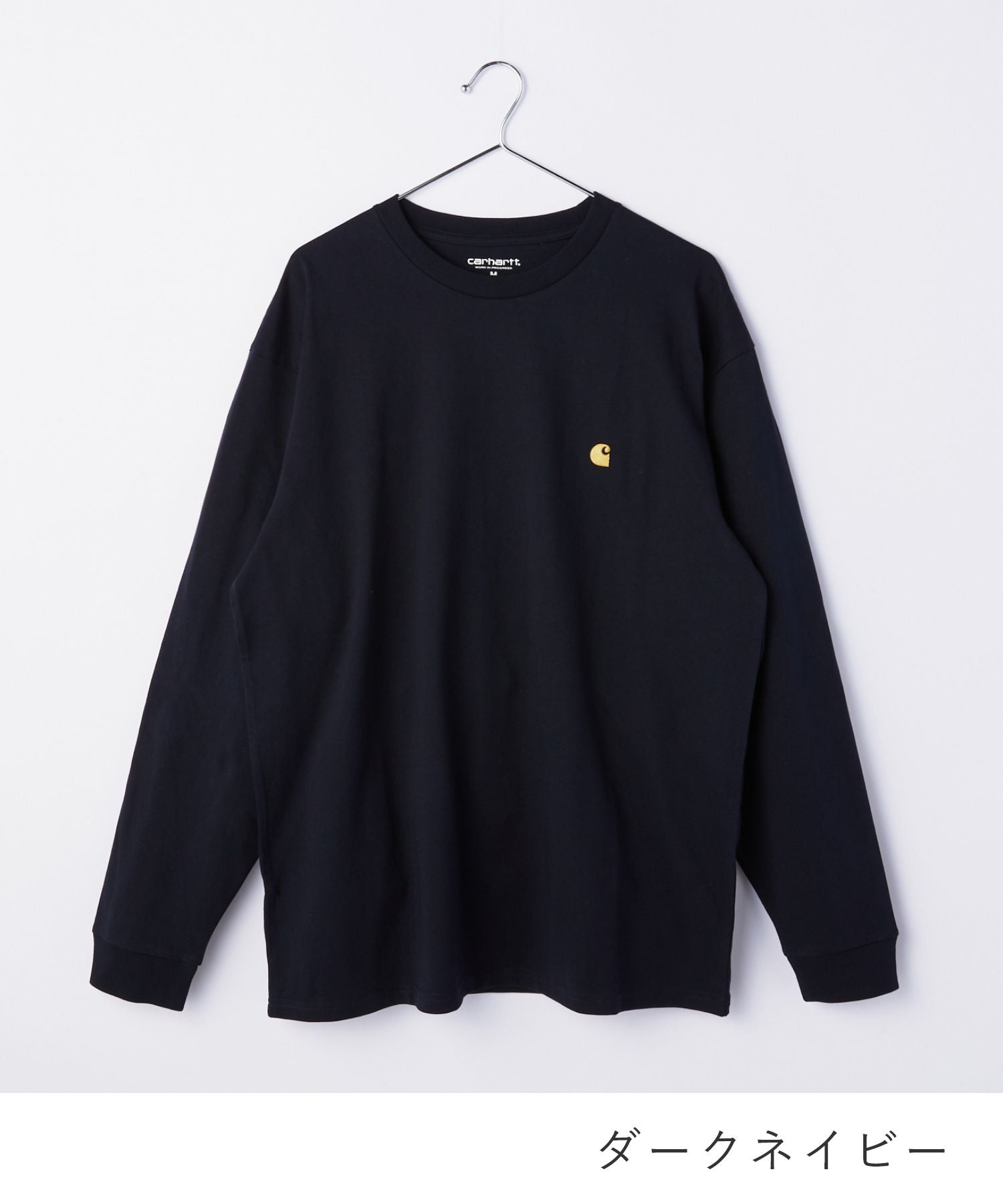 Carhart Carhartt I026392 T卹男士長袖追逐WIP L/S追逐T卹Ron T Cotton C Cut