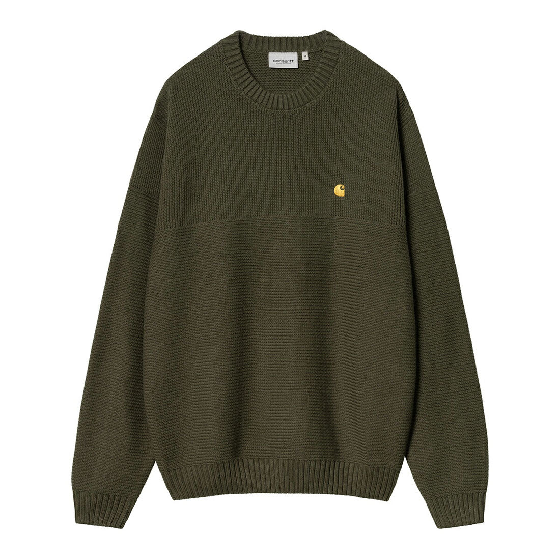 カーハート Carhartt Carhartt WIP CHANE SWEATER(カーハート ワークインプログレス チェイン セーター) (Cypress / Gold) Cypress / Gold